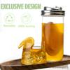 Metal Mason Jar Lid Built-in Suction Nozzle Stainless Steel Wide Mouth Lid for Daily Office Work Outdoors Leisure Occasions