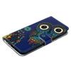 For iPhone 17 Pro Case Pattern Leather Wallet Phone Cover with Strap
