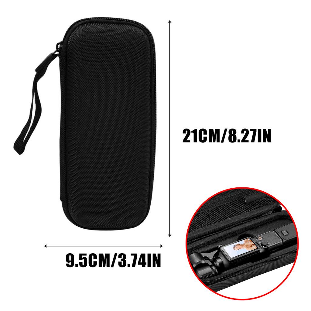 Portable Camera Case for DJI Osmo Pocket 4 Waterproof Scratch Resistant Protective Bag Hard Shell with Lanyard for DJI Pocket4