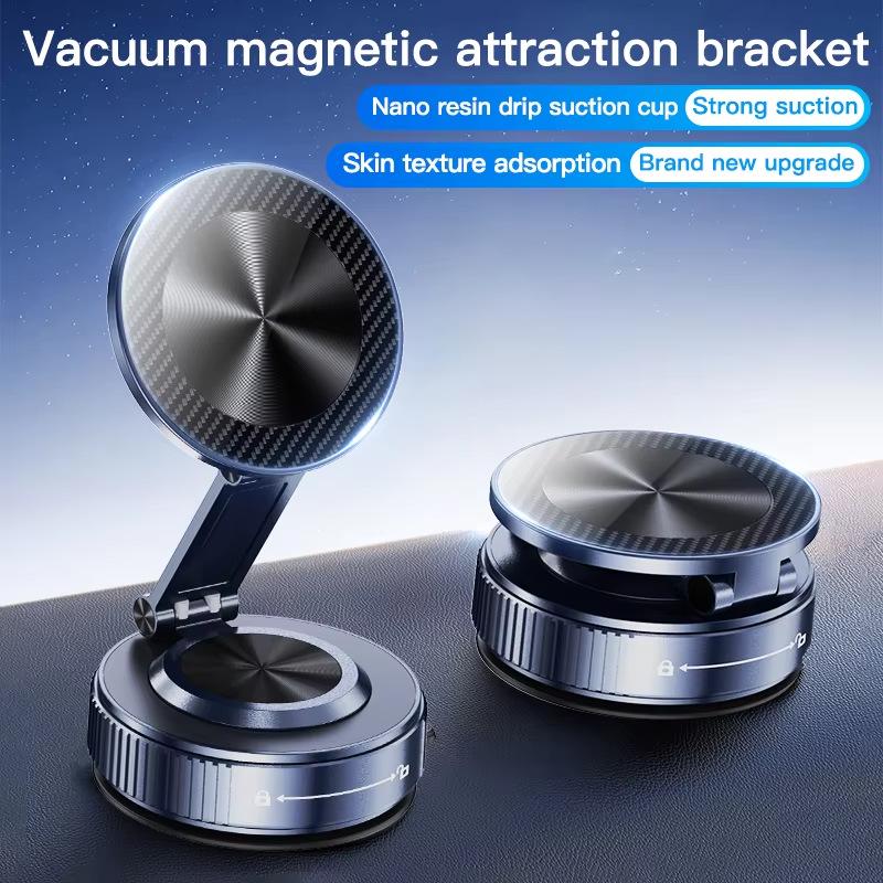 K19 Magnetic Car Phone Holder with 360° Rotation - 2025 Model with Super Strong Suction Cup. чёрный