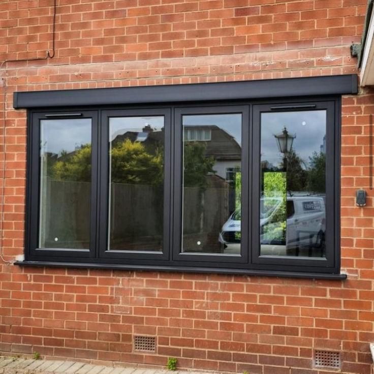 American Style Residential Window Thermal Break Double Glazed Tilt and Turn Window Aluminum Casement Windows Building Materials