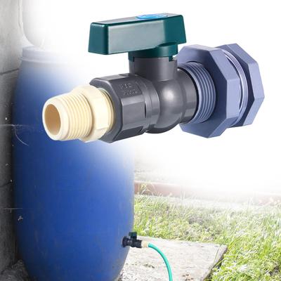 Rain Barrel Spigot Assembly Set for Outdoor Use