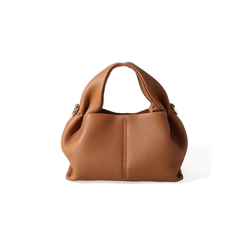 

Женские сумки из кожи высокого класса, нишевые дизайнерские сумки, новые простые сумки-мессенджеры в стиле легкой роскоши, модные универсальные сумки-облака 23.5*13.5*14cm