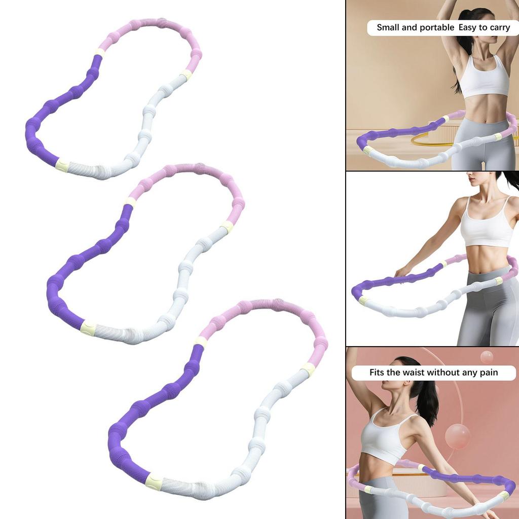 Comfortable PVC Exercise Hoop for Outdoor Workout, Waist-friendly Design, Gym, Watching TV,