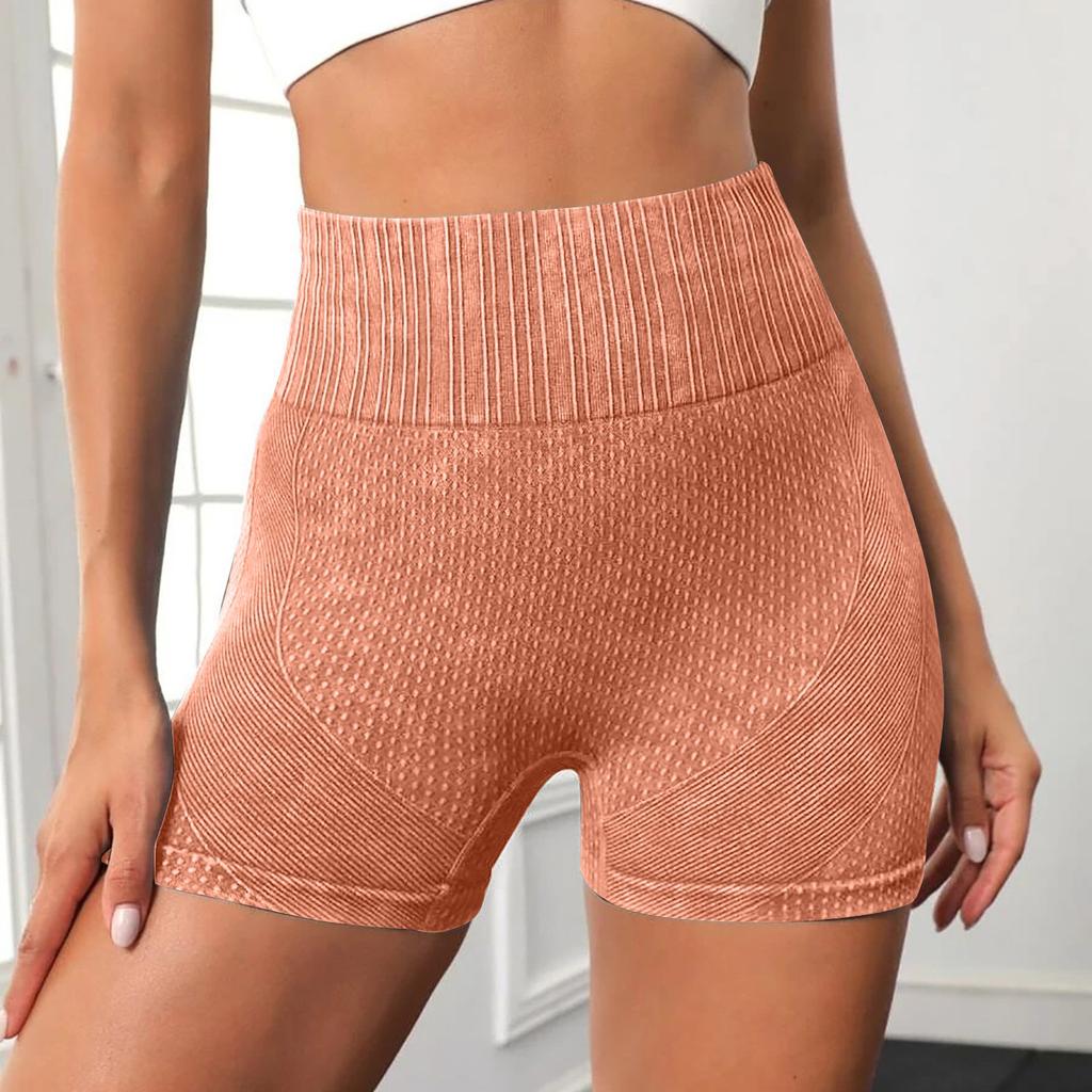Workout Butt Lifting Shorts For Women High Waisted Seamless Gym Yoga Booty Shorts