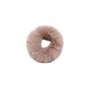 Girls' Candy Color Plush Rabbit Fur Hair Band - Cute, Versatile Student Bun Accessory