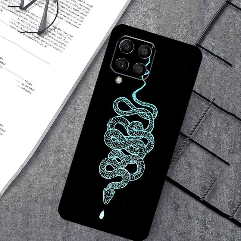 Snake Illustration Art Case For Samsung Galaxy M54 M32 M52 M15 M11 M12 M13 M14 M06 M16 M36 M56 M31 M53 M35 M55 M34