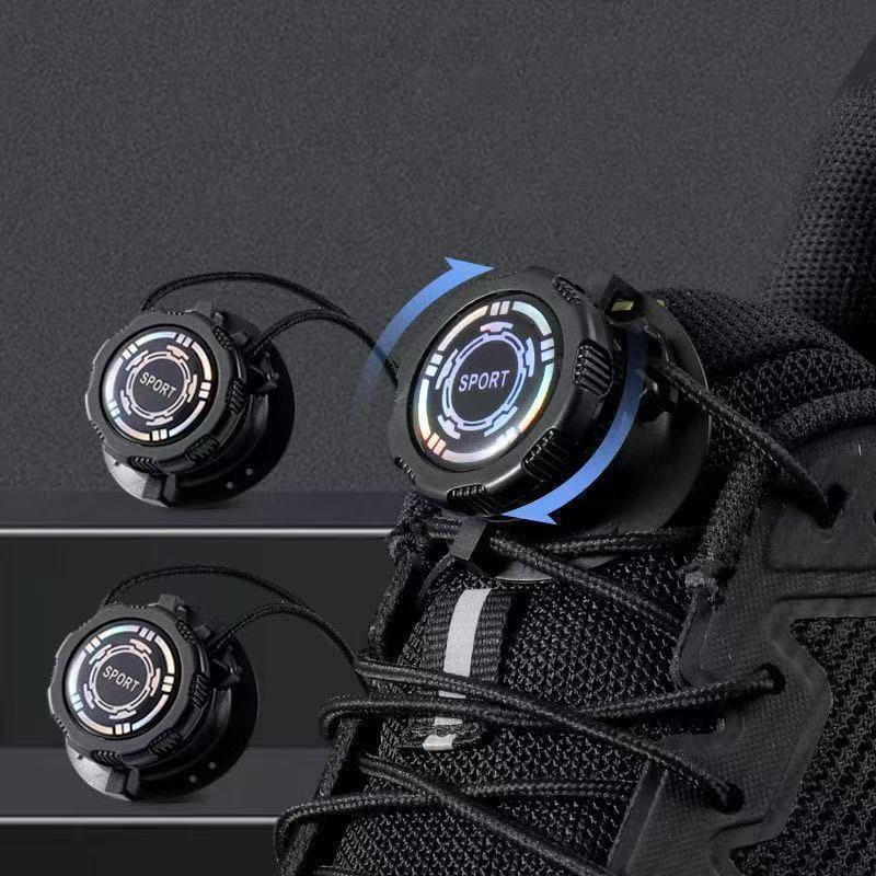 NEW Outdoor Sports Shoe Laces Easy Installation Swivel Buckle Shoelace Sneakers Thick Rope Automatic Shoelaces Shoes Accessories