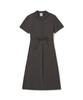 SNOWPEAK APPAREL Root Collar Dress (S26Mwrop61) Chocolate Khaki