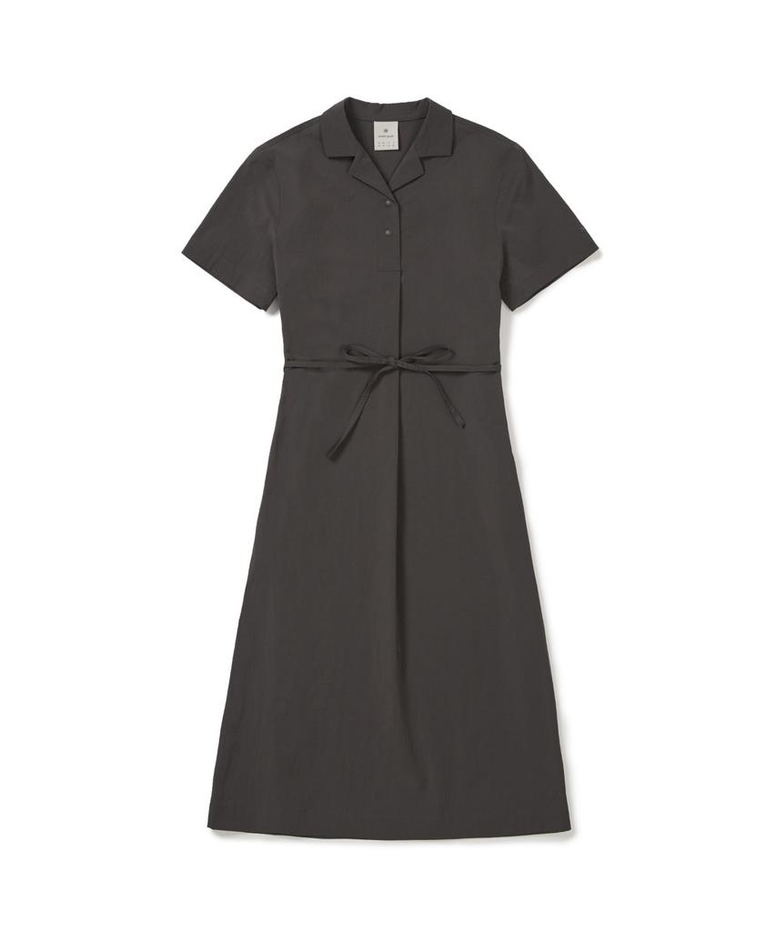 SNOWPEAK APPAREL Root Collar Dress (S26Mwrop61) Chocolate Khaki