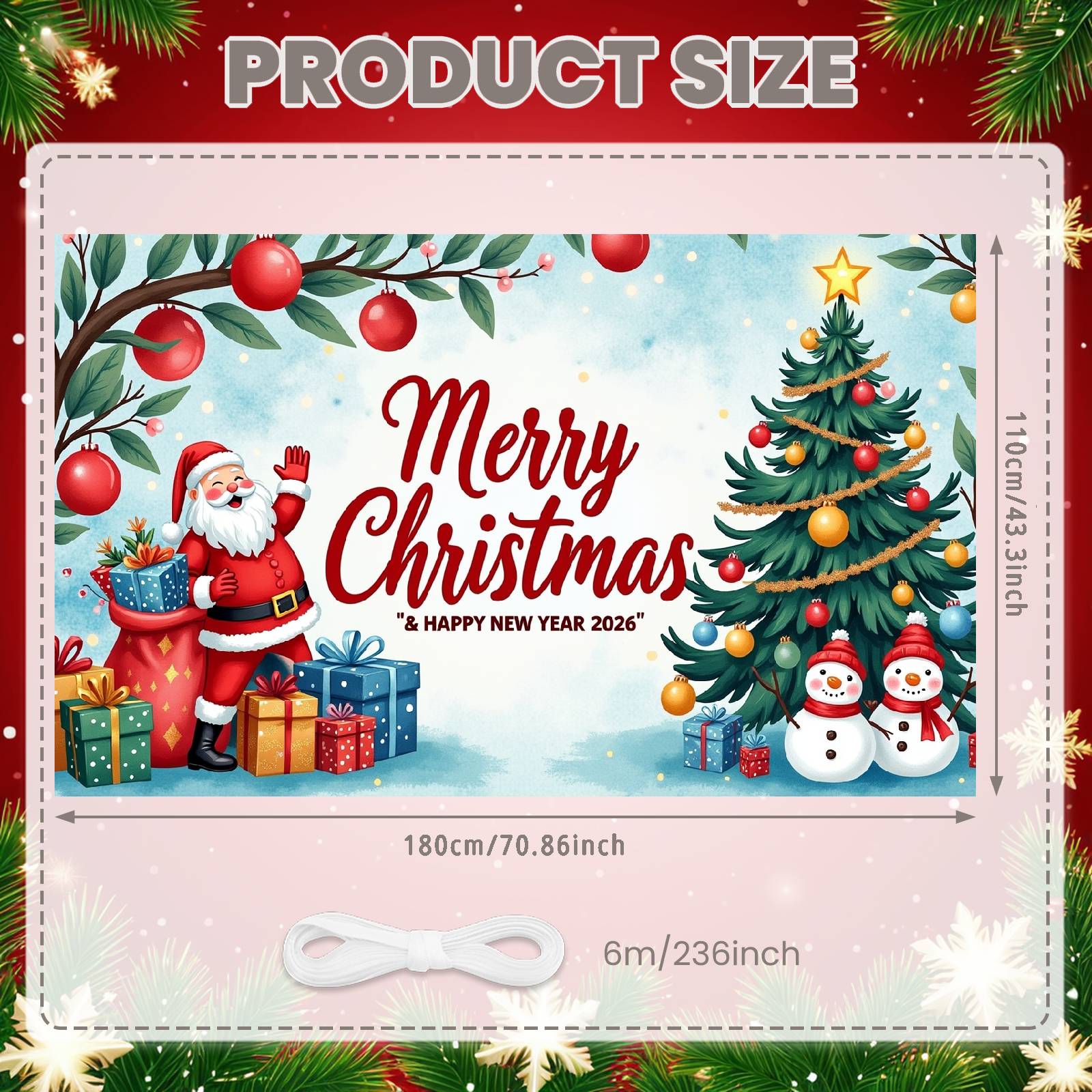 Christmas Display Christmas Tree Decor New Year Background Festive Banner Festive Holiday Banner For Christmas Party Holiday