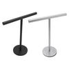 T Shape Towel Holder Stainless Steel Standing Hand Towel Rack with Heavy Base Jewelry Organizer for 