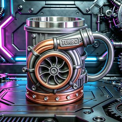 Turbocharger Mug Turbocharger MugV8 Engine Craft Resin Mug