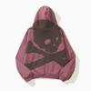 Skull 3D Print Zip-Up Hoodie Men Women Casual Hip Hop Loose Fit Sweatshirt