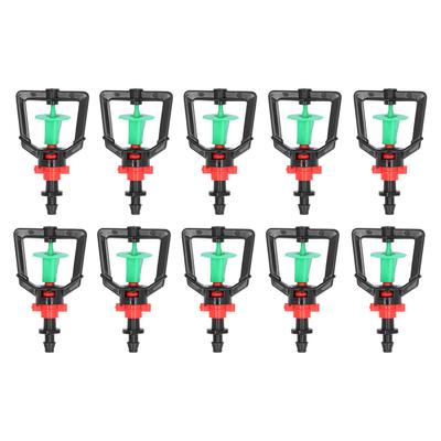 10 conjuntos de bicos rotativos tipo g, bico de spray de refração para irrigação de plantas, para estufa