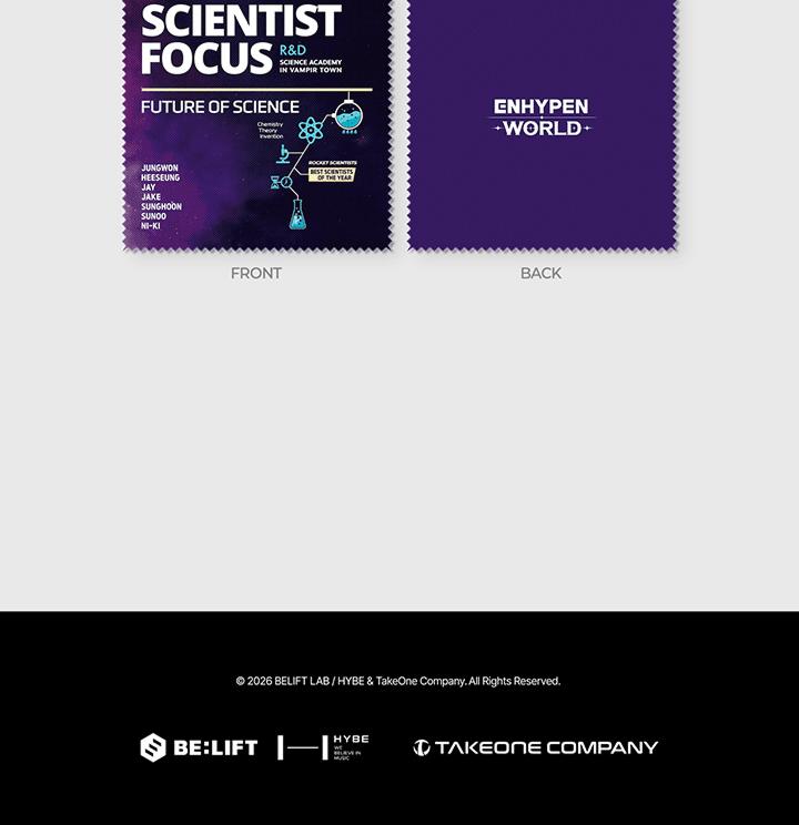 ENHYPEN WORLD COUPON CARD COLLECTION [SCIENTIST Special Ver.]