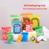 Small Size Colored Self Sealing Bag Jewelry Packaging Pouch Handmade Material Accessory Storage Pocket Shopping Mall Sample Sack PE Plastic Bag