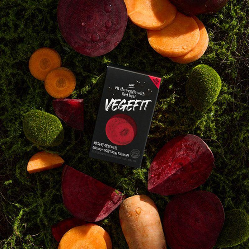 

Veggiefit Red Beet Carrot Vitamin A Manganese (60 tablets / 2-month supply)