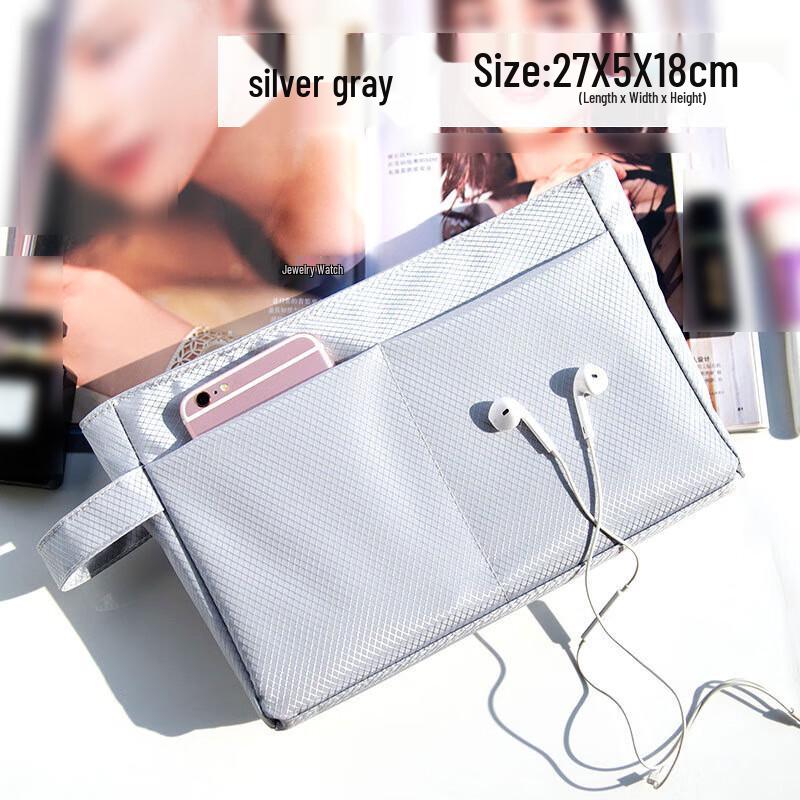 OLOMM Korean Style Jacquard Waterproof Nylon Cosmetic Organizer Bag