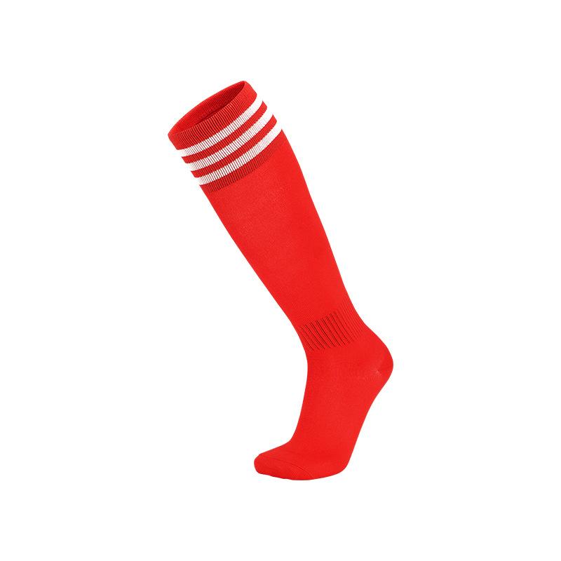 

Three-Bar Knee-Length Stockings Children S Adult Game Thin Breathable Sports Football Socks Stockings 2PCS