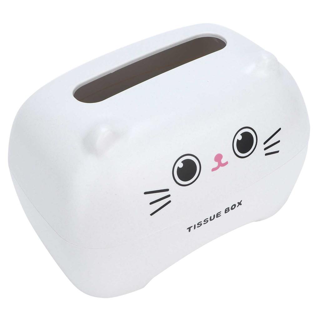 Tissue Box Cute Cartoon Multifunction Napkin Pumping Box Toilet Paper Holder Storage(Blue )