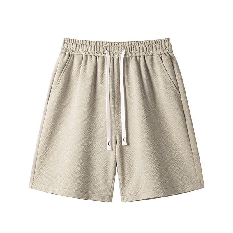 Men's Summer American Trendy Elastic Straight-Leg Shorts