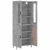 Highboard Concrete Grey 69.5 x 34 x 180 cm Particleboard