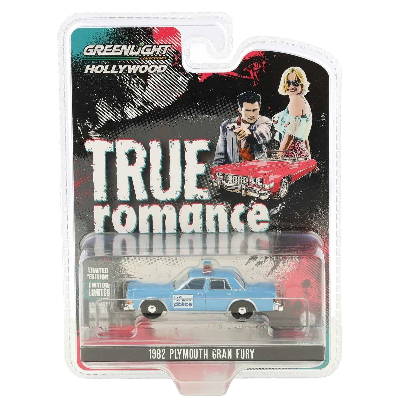 

Greenlight Scale Plymouth Gran Fury 1982 GREENLIGHT Gran Fury True Romance 1/64 True Romance синий