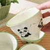Ceramic Tableware Combination Set Lovely Cartoon Panda Children Plate Bowl Spoon Porcelain Restaurant Noodle Bowl Steak Plate