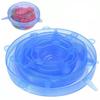 6Pcs Reusable Silicone Stretch Lids Wrap Bowl Seal Cover Kitchen Food Storage