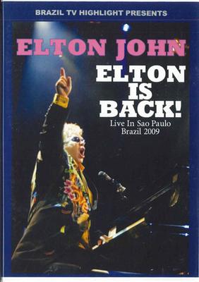 DVD ELTON JOHN - Elton Is Back ! Live In Sao Paulo B NONE NOT ON LABEL Unknown Music Video Used