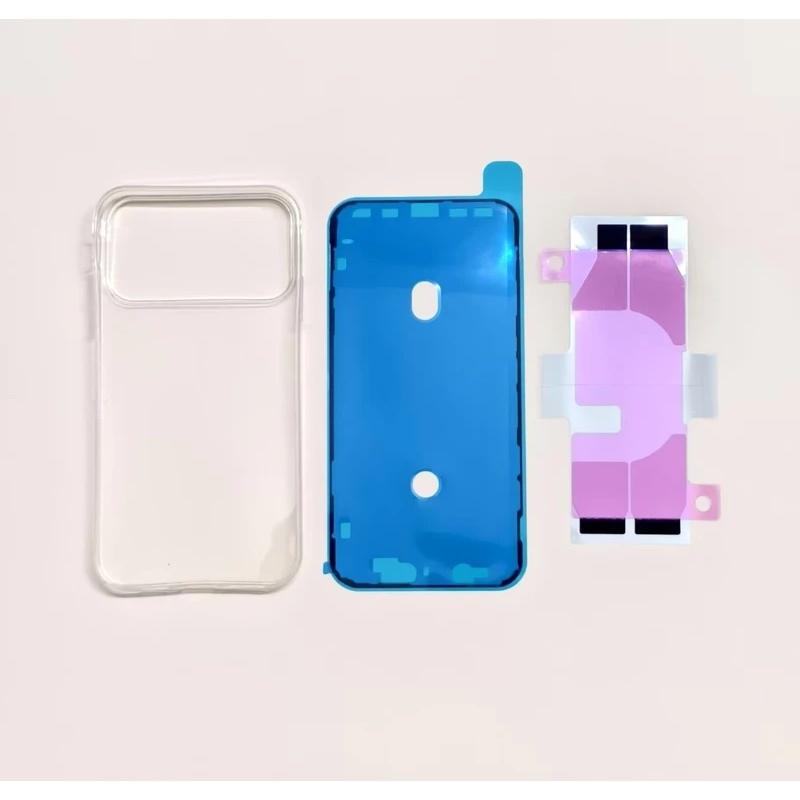 Back Cover Middle Frame Battery Housing Replacement For iPhone XS To 17 Pro DIY Repair Parts