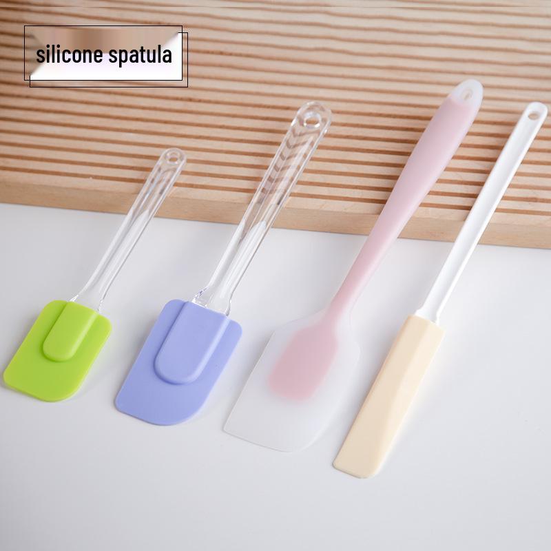 High-Temperature Resistant Silicone Kitchen Scraper for DIY Mixing