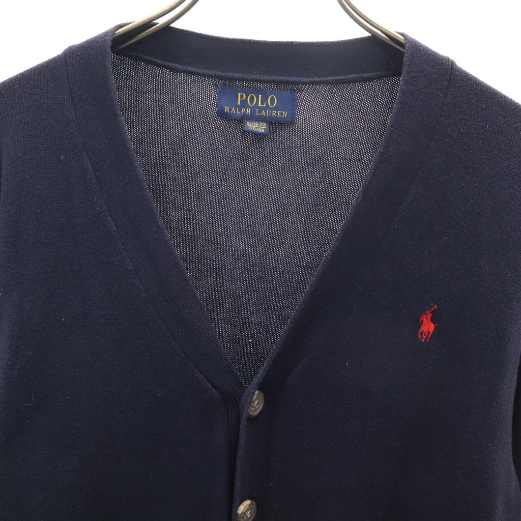 Polo Ralph Lauren Long Sleeve V Neck Cardigan XL Navy Men's Used