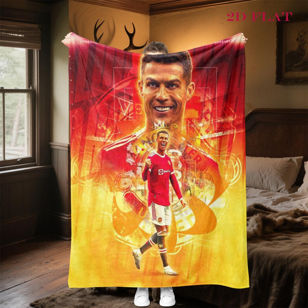 CR7's Legacy blanket blanket Home Decor Christmas gifts Office rest blanket Machine washable