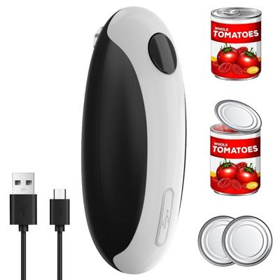 Electric Can Opener Smooth Side Tin Jar Opener Portable Kitchen Tool Practical Automatic Jar Bottle Easy To Use