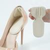 5Pairs T-Shaped 2-In-1 Elastic Heel Grip Shoe Pads For Men Women Improve Shoe Fit Comfort Prevent Slipping Blisters
