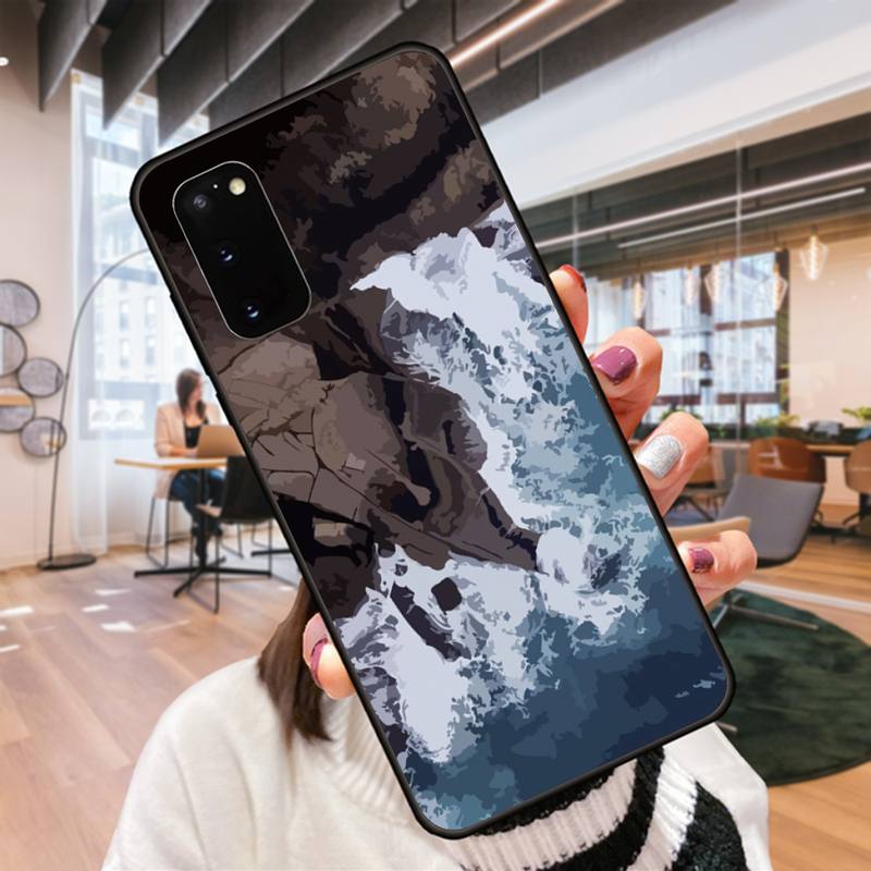 Oil Painting Style Landscape Phone Case For Samsung Galaxy S9 S9plus S20 5G S20 ULTRA 5G S20 Plus 5G S21 S30 Case Cover