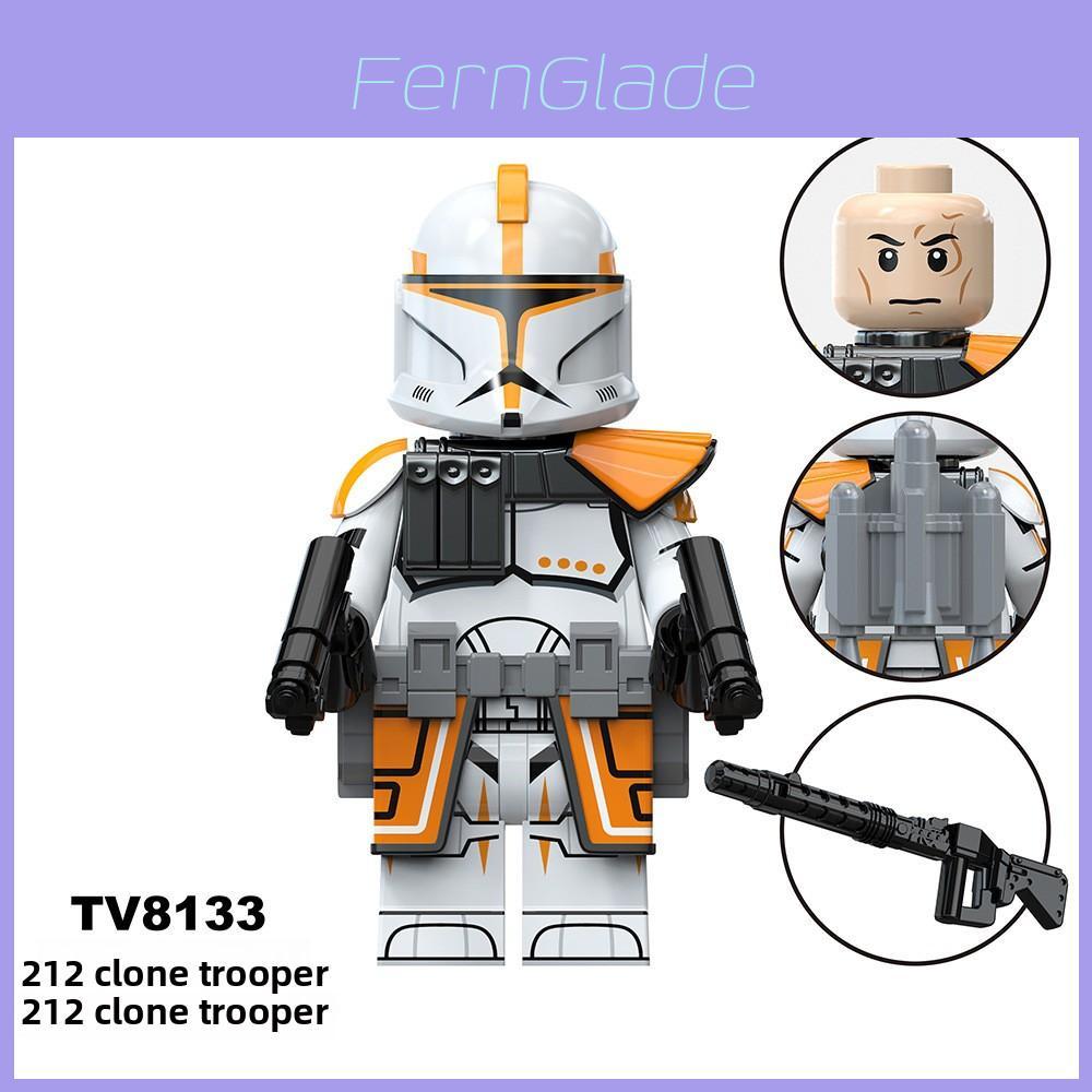 Mattoncini Star Wars Obi Wan e Soldato Clone per Bambini Gioco Educativo
