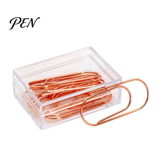 Metal Document Organizers 10PCS Rose Gold Paper Clips, Decorative Cartoon Shape Cute Office Stationery Supplies Bookmarks, Creative Documents for And