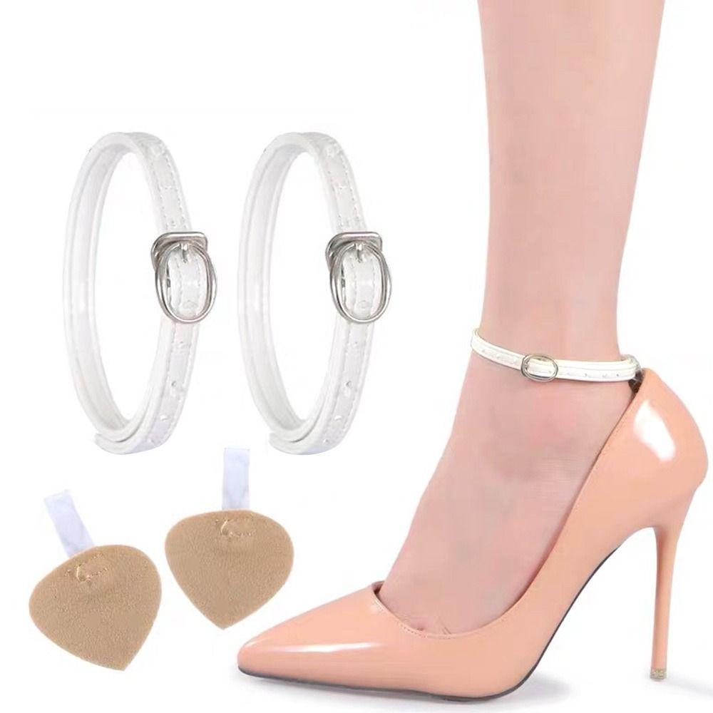 Fashion Anti-skid Ankle Shoe Belt Metal Tip Bundle Laces High Heels Shoes Tie Straps Band Shoelaces Women