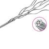 Cable Slip Lead Dog Leash Chew Proof Steel Wire Dog Leash with Nylon Handle for Teething Puppies Large Dogs Training Cord Leads