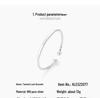 2025 New Style Women's 999 Sterling Silver Twisted Bead Bracelet - Thin, Versatile Gift for Girlfriend