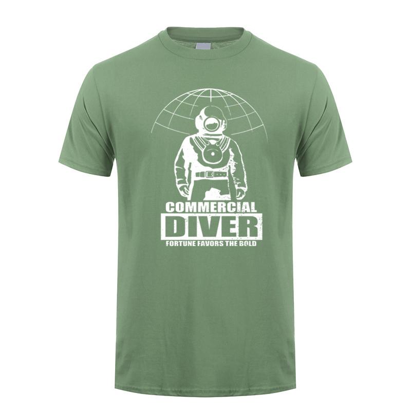 Commercial Diver T Shirts Unisex Graphic Dive Scuba Diving Streetwear Short Sleeve Tshirt Gifts Summer Tshirt Unisexs Dy203
