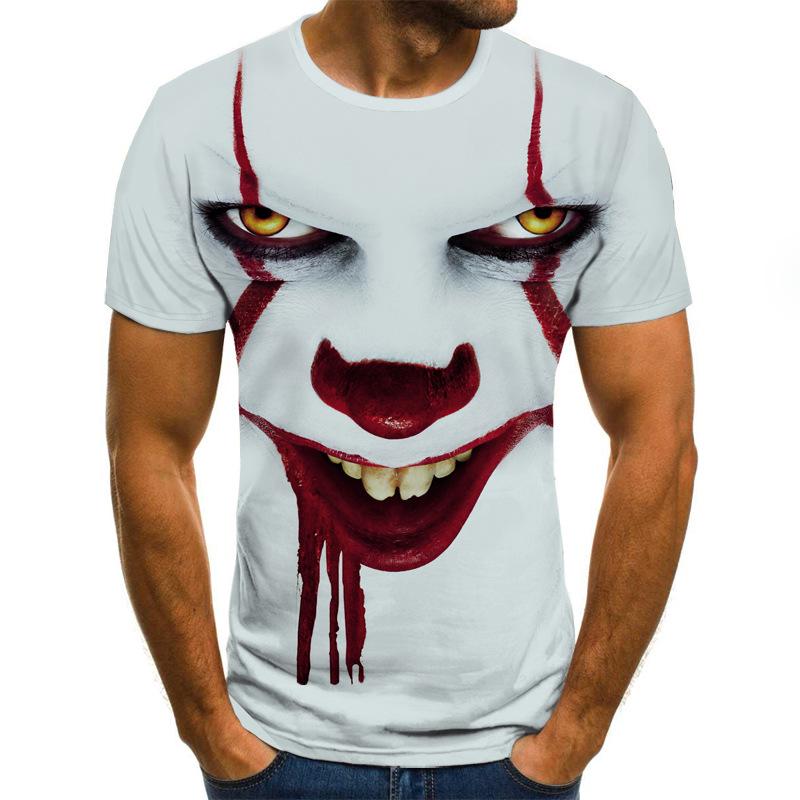 Spring Summer Men's Women's Printed T-shirt Watercolor Cat Art 3D T-shirt Large Size Shirts