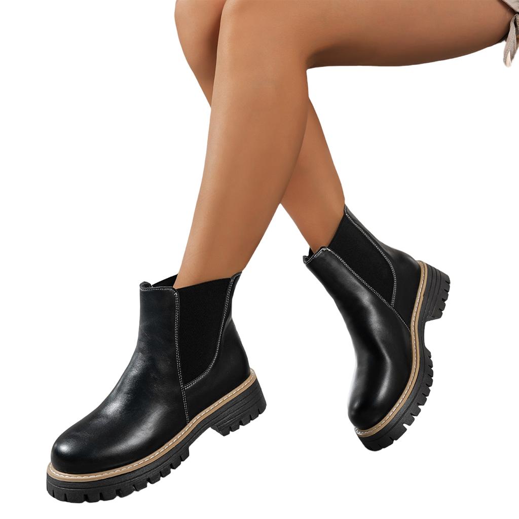 Women's Fashion Boots Non for Fall Winter Outdoor Wear
