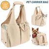 Bolsa Transportadora para Mascotas Transpirable Bolso Portador para Perros Con 4 Bolsillos Integrados Candado Inteligente de Cremallera Bolso Tote para Gatos al Aire Libre Portador Suministros para Mascotas