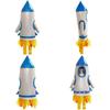 Dm0181 Children's Rocket Cosplay Space Stage Costume Astronaut Outfit For Kindergarten Performance Cute And Colorful