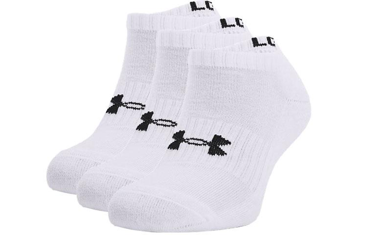Носки Under Armour Низкие Унисекс 3 пары Белые 1363241-100 L