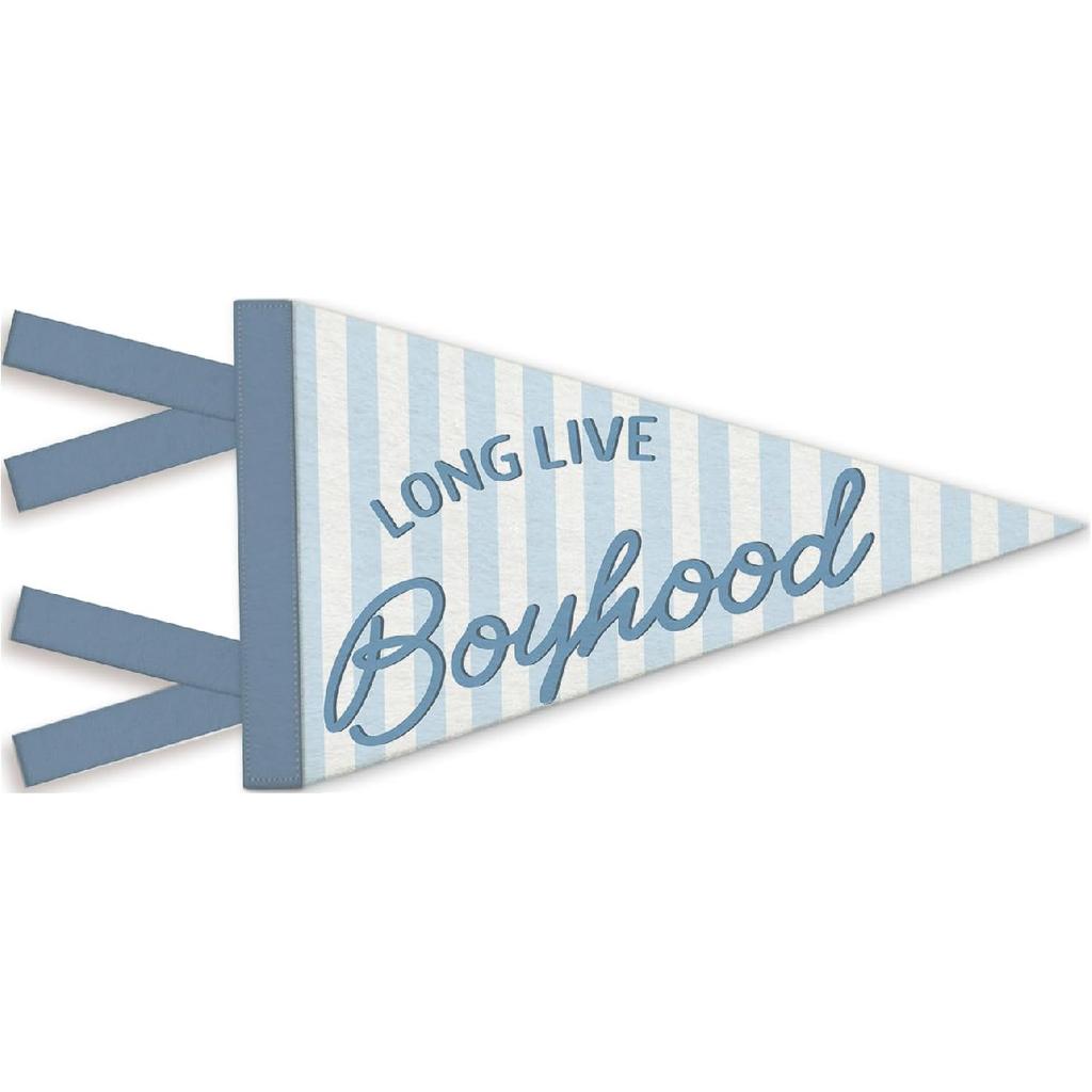 Coastal Granddaughter Room Decor, Surf Pennant Felt Banners Flags, Nautical Coastal Ocean Nursery Wall Hanging Banner for Toddler Girls Room Bedroom